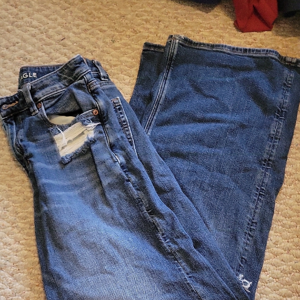 Eagle Blue Distressed Jeans